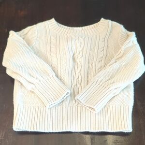 Cozy Cream Cable Knit Sweater